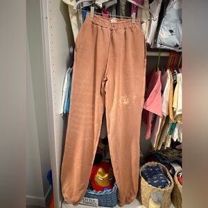 NEW Boys Lie X Ariel women’s Caught Blushing Ombré Sweatpants Pink Angel Wings
